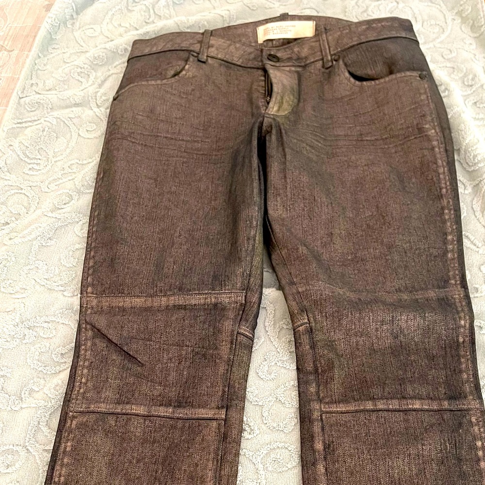 Marc Jacob silver shiny stylish jeans